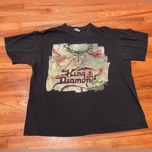 Vintage King Diamond shirt 1980s tee 80s tee Soft Pap… - Gem